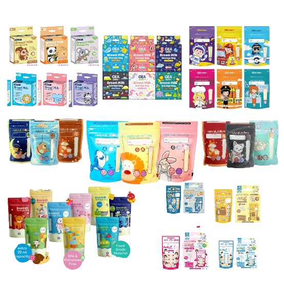 Kantong Asi Gabag Plastik ASI Kolibri Smart Classic 100ml 120ml 150ml 180ml Kantong Asi / Kantong Asi Gabag /  Breastmilk Storage Bag BPA FREE / Plastik ASI / Kantong Asip / Air Susu Ibu / Kantong Asi Motif Gabag 120ML