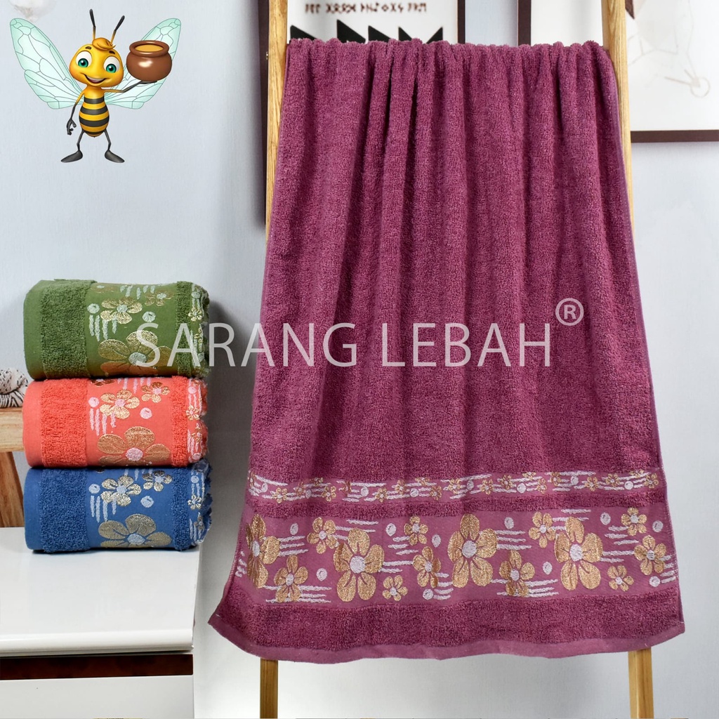 Handuk Mandi Dewasa bahan katun handuk sarang lebah handuk dewasa jumbo 140x70 cm terlaris