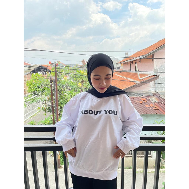 About You Sweater - Allsize - Bahan Fleece tebal dan lembut - Outfit Wanita Dan Pria