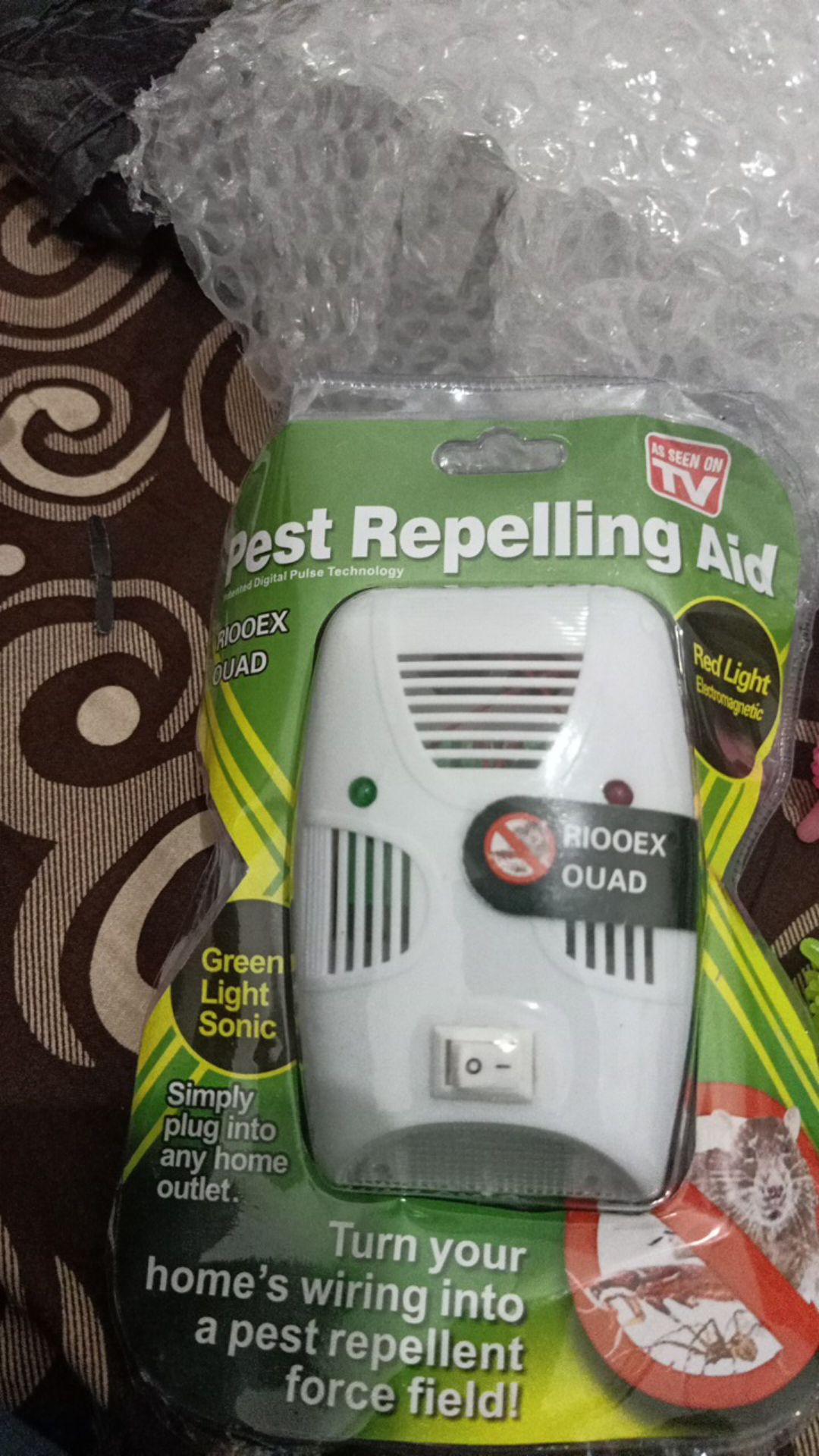 Riddex Quad Pest Repelling Aid Pengusir Tikus Kecoa Dan Serangga/pengusir Serangga Ampuh Praktis