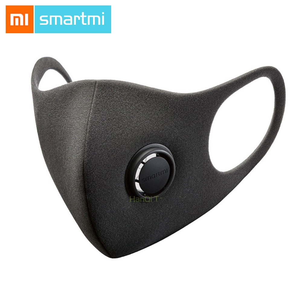 MI SmartMi Masker Anti Polusi PM2.5 1 PCS Size L - KN95 - HITAM