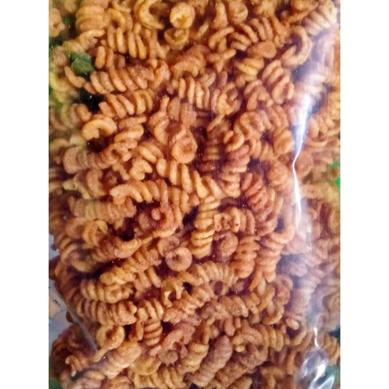 

makaroni spiral pedas daun jeruk 250 gram