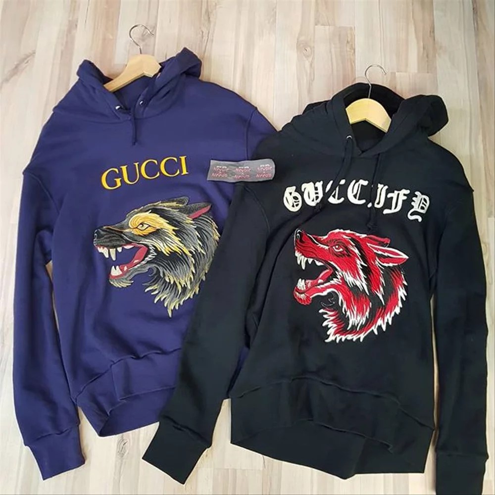 gucci hoodie wolf hood