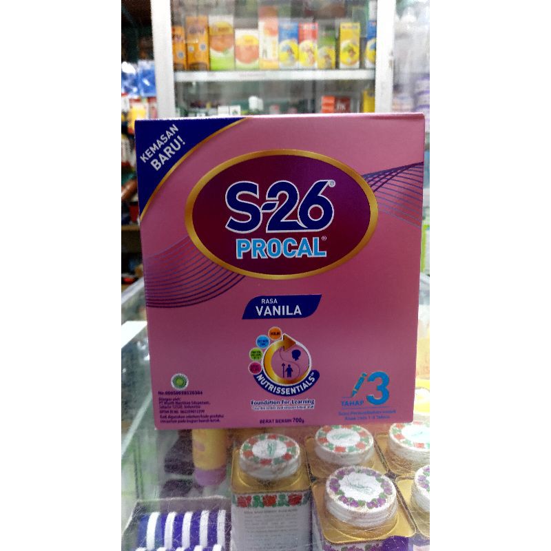 

s-26 procal 3 reguler usia 1-3tahun berat 700g