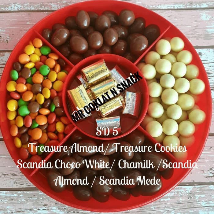 

Parcel Cokelat ToplesBulet Merah - Coklat Delfi Mix Scandia SD 5 1kg