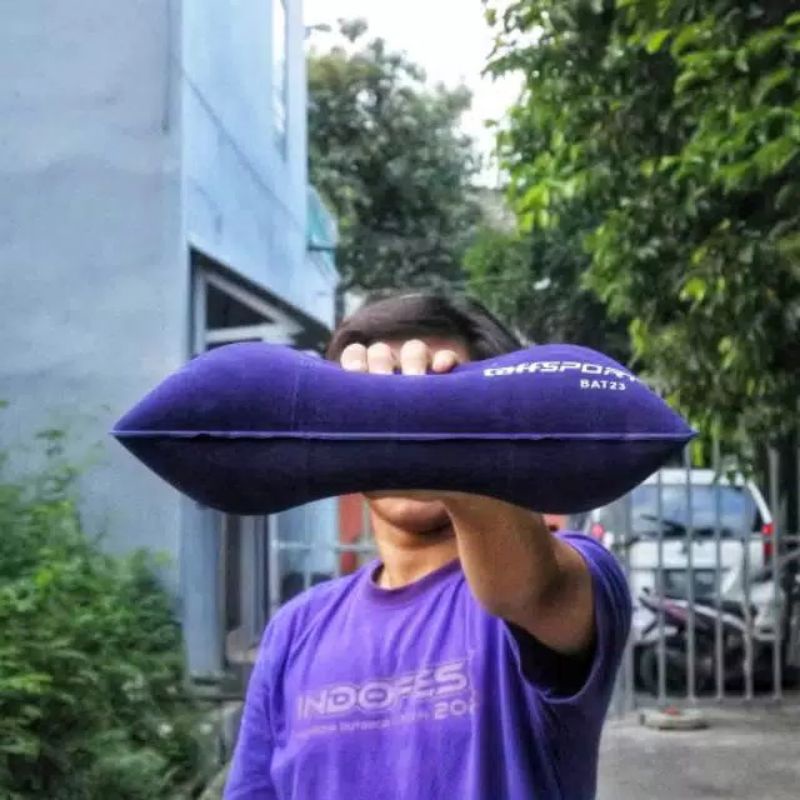 Bantal angin - bantal udara - bantal portable - pillow - bantal hiking - bantal camping traveling