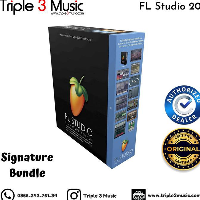Favorit] Image-Line Fl Studio 20 Signature Bundle Boxed Original Daw Software