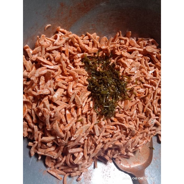 Basreng bumbu bujot daun jeruk terlaris netto 500gram LaelShop-Balado daun jeruk