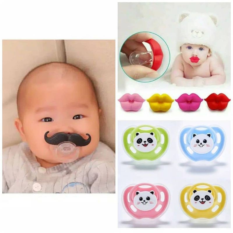 EMPENG LIPS Empeng Kumis Empeng Karakter Empeng Bayi