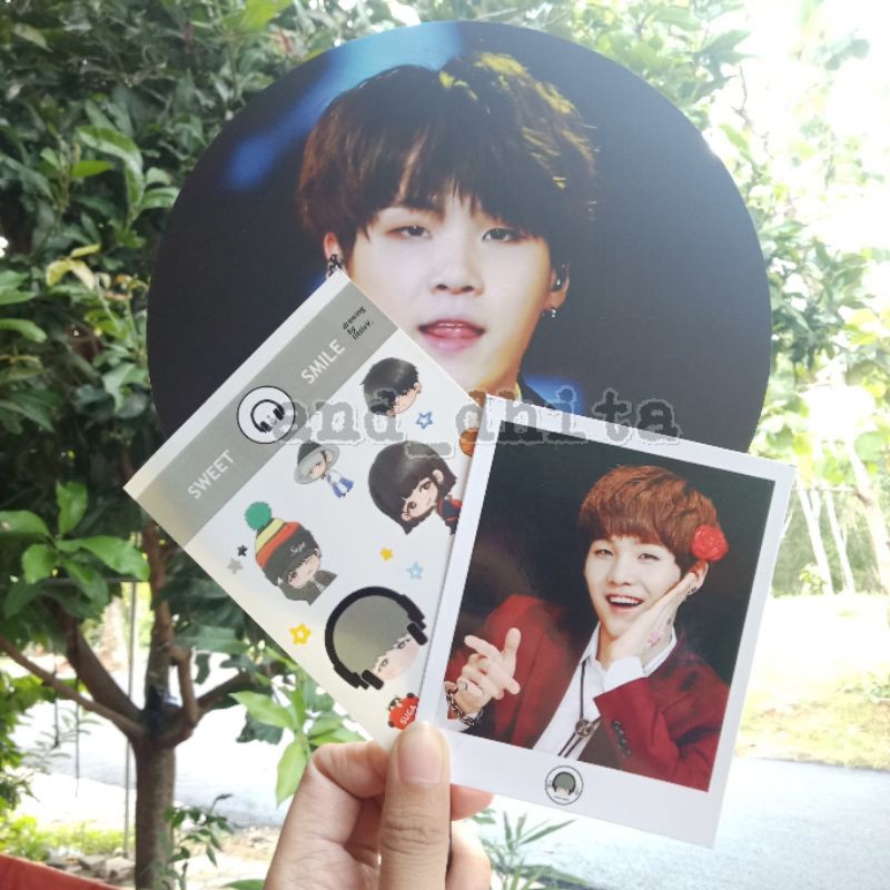 [FANSITE GOODS] SUGA BTS SWEET SMILE FAN