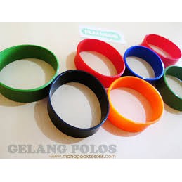 Gelang Karet Polos murah gelang karet polos warna warni gelang karet polos pria hitam