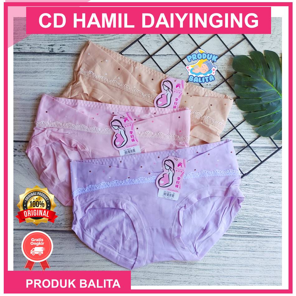 Celana Dalam Hamil Daiyinging CD Hamil Termurah Ukuran L XL Celana Dalam Ibu Hamil Sepinggul Terlaris