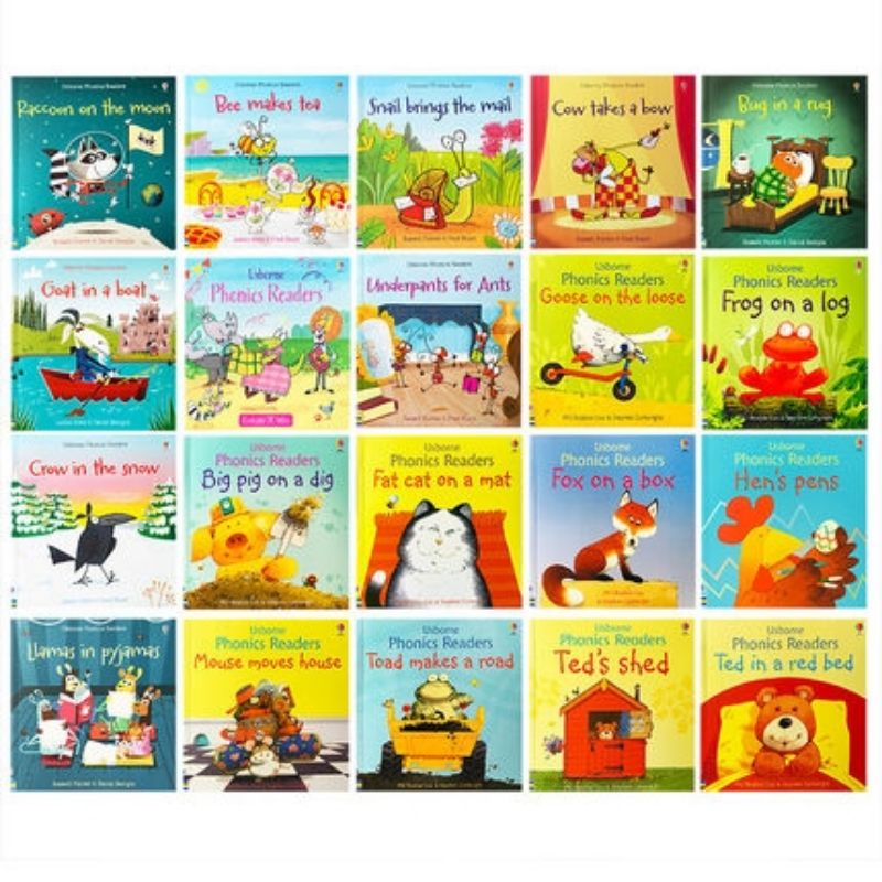 Usborne Phonics readers contains 20 titles 20 buku buku inggris buku anak buku import/happychild