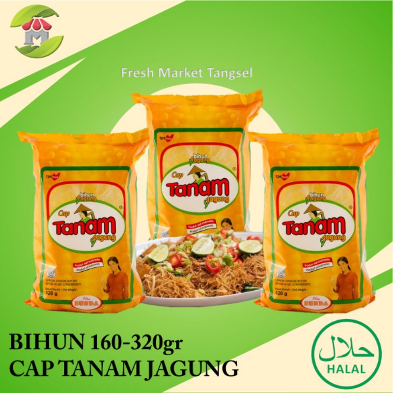 

Bihun Jagung Cap Tanam Jagung 160gr / bihun jagung 320gr