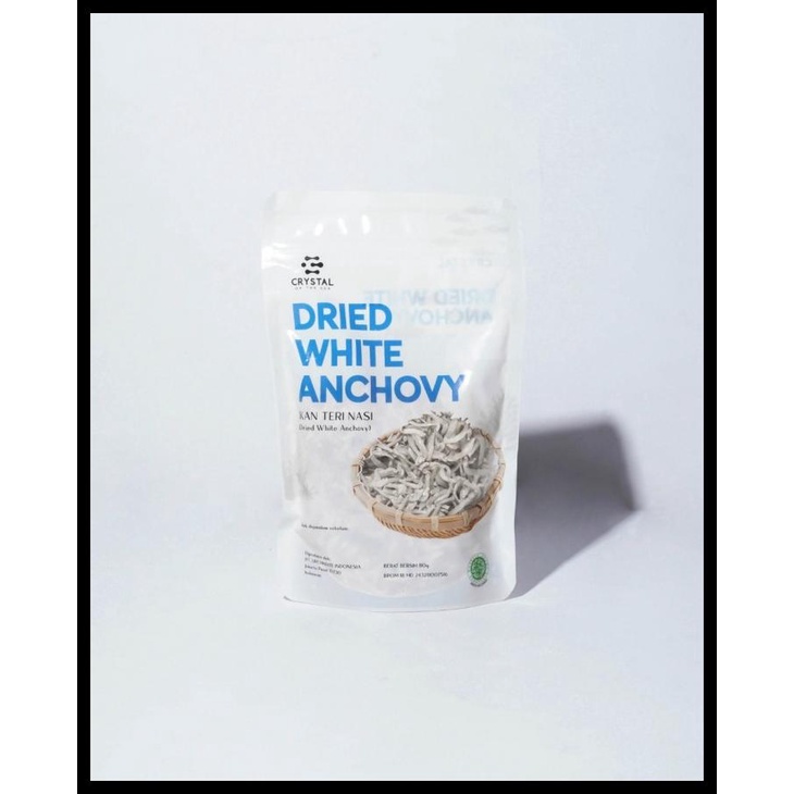 

[READY STOCK] CRYSTAL OF THE SEA DRIED WHITE ANCHOVY / BUBUK IKAN TERI 80GR