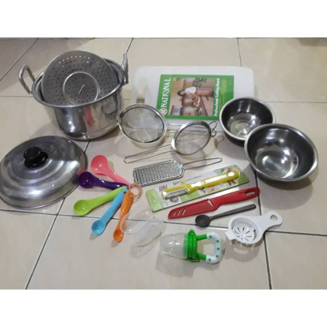 Paket hemat MPASI, Peralatan MPASI, Tempat MPASI