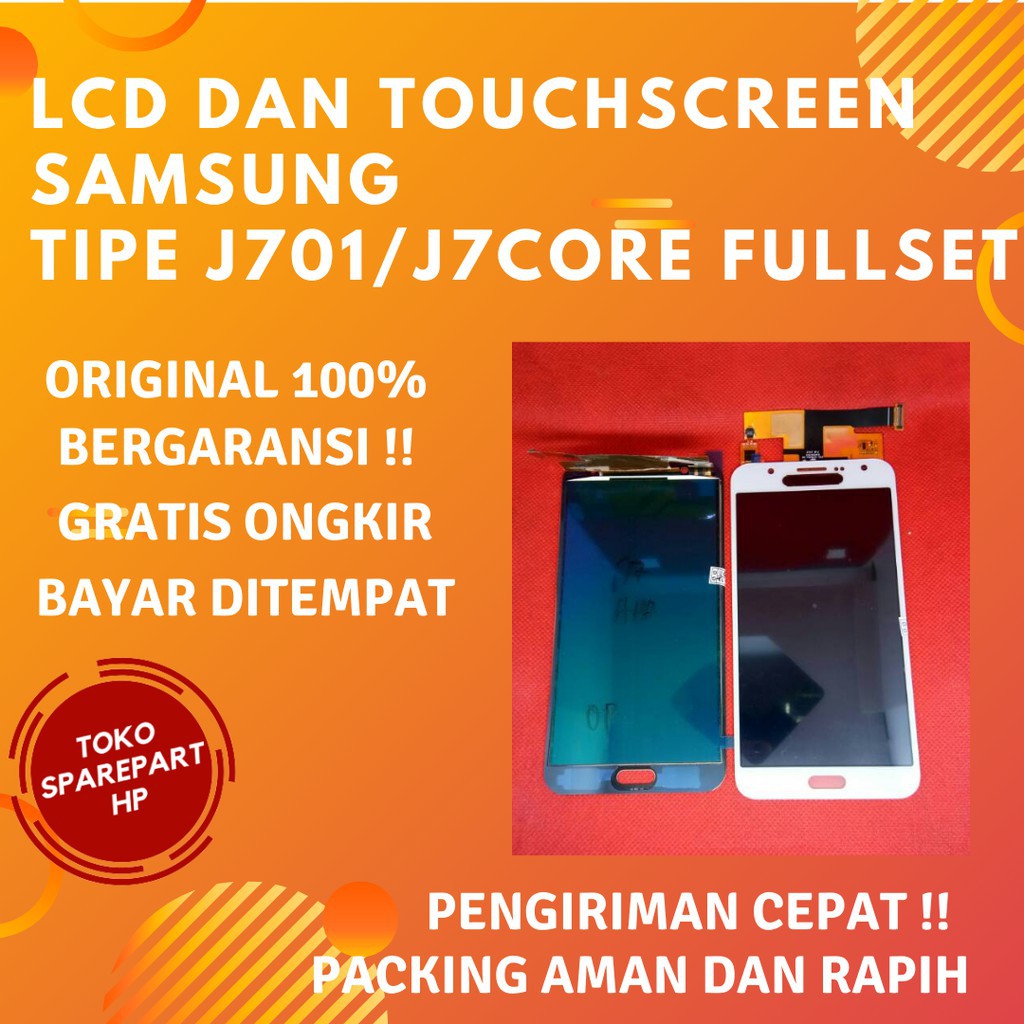 Lcd Original Samsung Galaxy J7 Core / J7Core Fullset + Layar Touchscreen Ori AMOLED/OLED/OEM