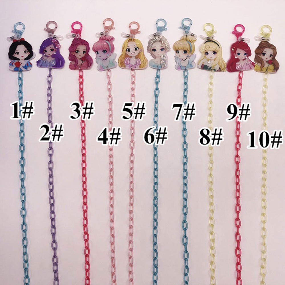 Tali Lanyard Extender Masker Bahan Akrilik Anti slip Ukuran 61CM Untuk Anak Perempuan