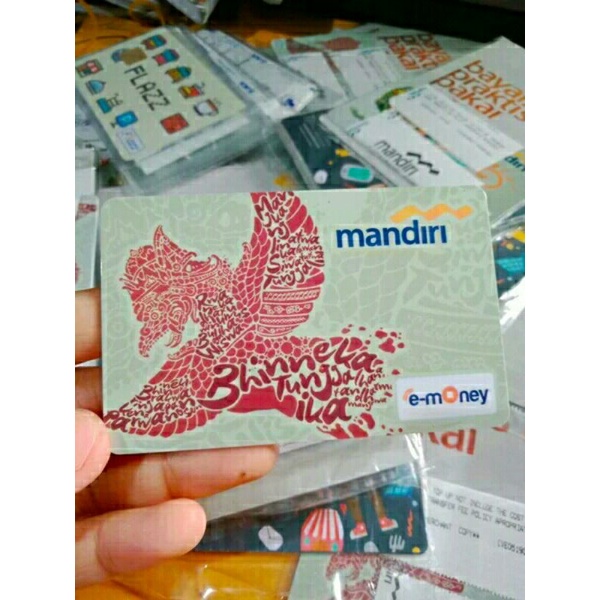 Mandiri e-Money /Garuda Bhinneka Tunggal Ika ORI /Like eTOLL Tapcash Flazz or Brizzi