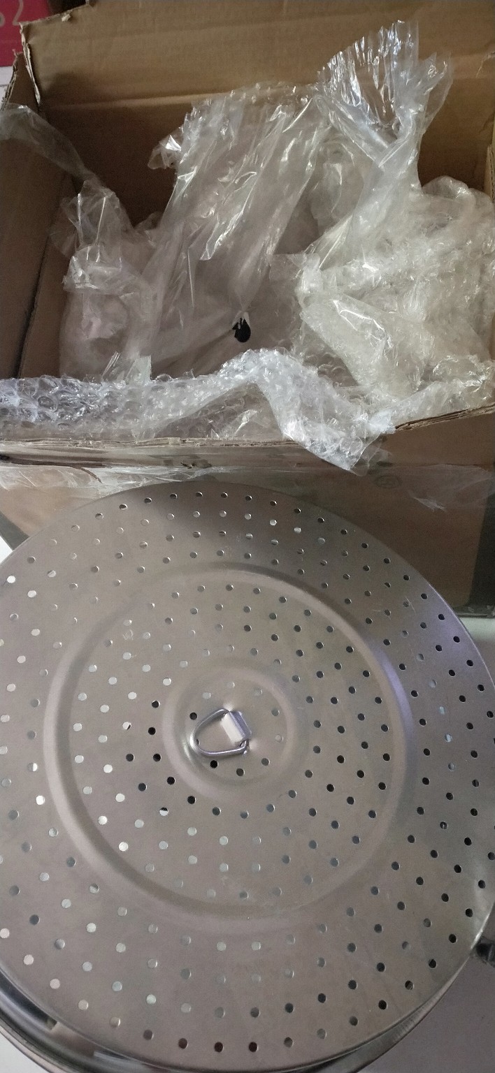 Maspion Alu Dandang Ekonomi Kukusan / Steamer / Langseng / Panci Kukus + Sarangan + Tutup 28 Cm