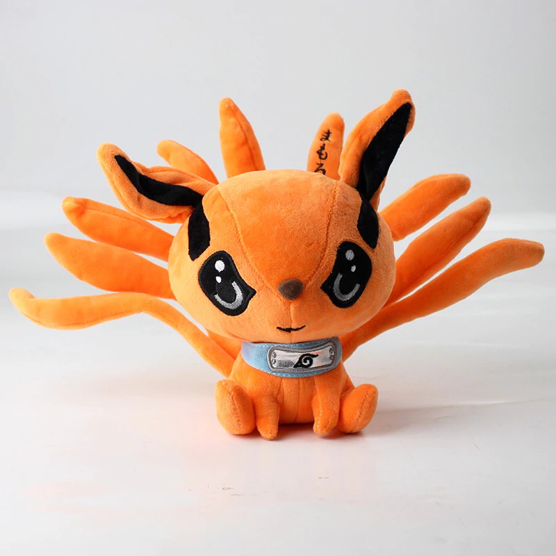 Boneka Anak 17 cm Naruto Shippuden Peluche de juguete Kurama Kyuubi nueve cuentos Fox suave muñeca