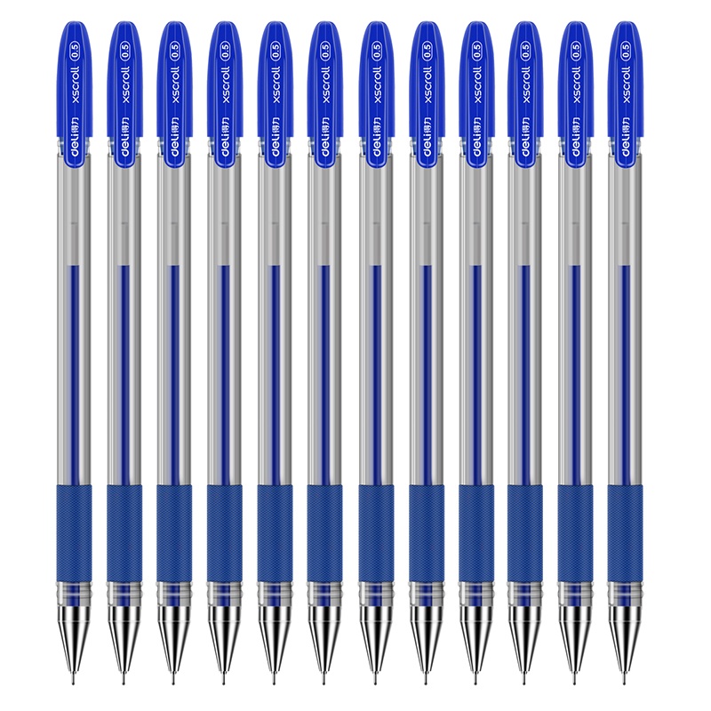 

Deli Pulpen Gel 0.5 mm 3 Warna, Tinta Lancar Hingga 400m S55 12 PCS/1 BOX