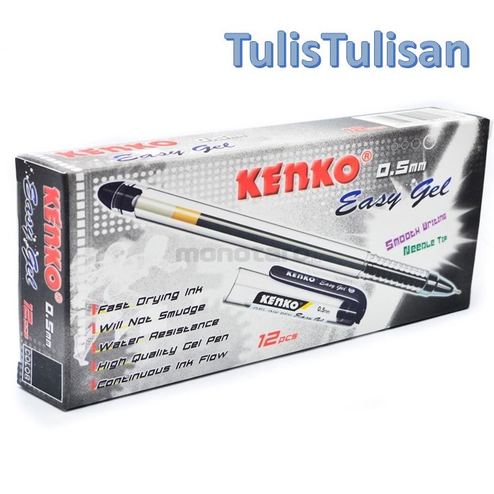 

Pena Pulpen Bolpen Gel Kenko Easy Gel