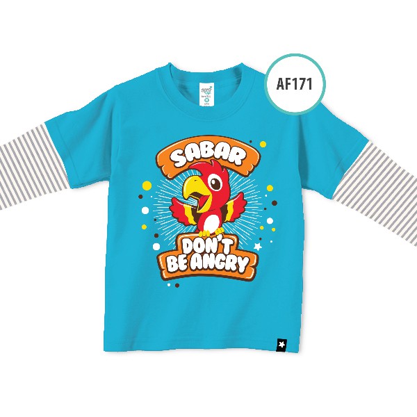 Kaos Afrakids Sabar Don't Be Angry (AF171)
