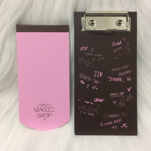 [Ready Stock] BTS Mini Clipboard 5th Muster Japan Magic Shop
