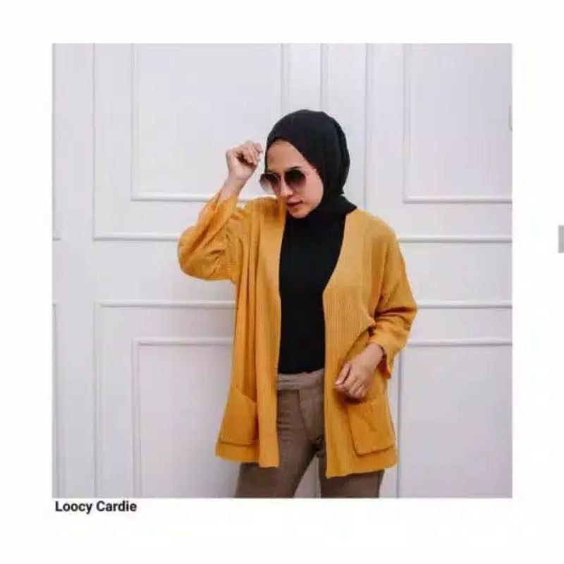 Cardigan wanita rajut loocy oversize