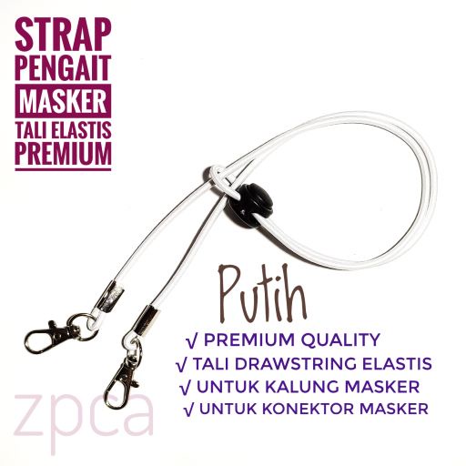 Strap Pengait Masker Konektor Hijab Tali Elastis