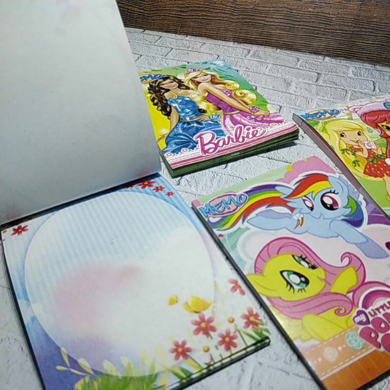 

Memo Karakter Lucu Notebook Mini Murah