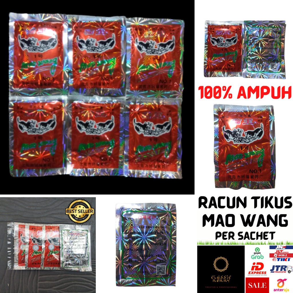 Racun Tikus Mao Wang Maowang Obat Anti Tikus 100% Asli Beras Merah