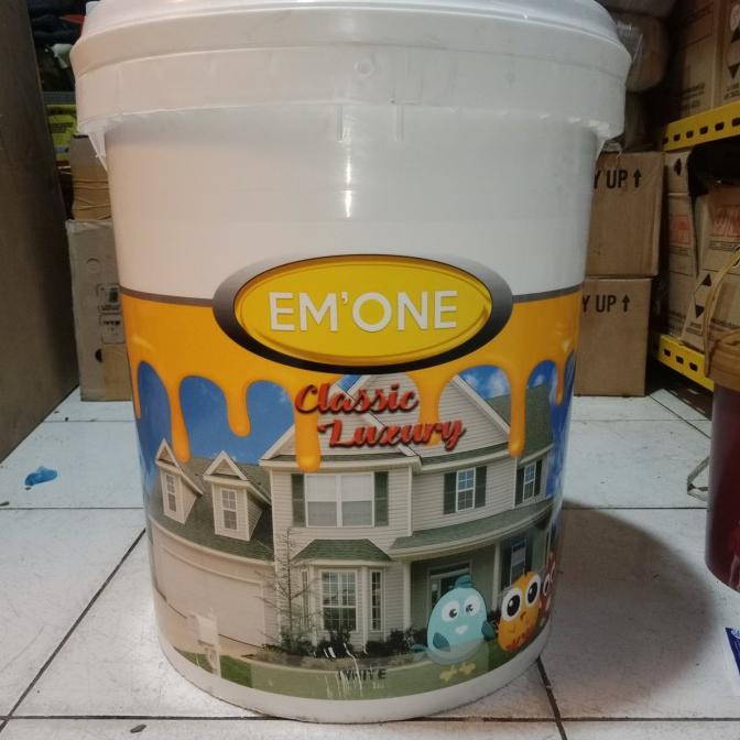 cat tembok putih metro em'one 25kg