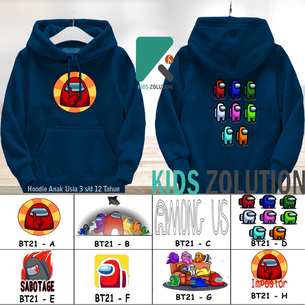 Hoodie Among Us Sweater Among Us Jaket Among Us Anak Jaket Gamers Anak Among Us Sshhhhhh Shopee Indonesia