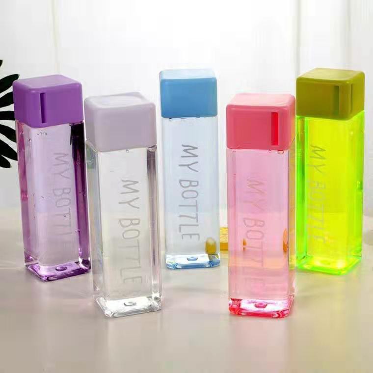 [MBK] Botol Minum My Bottle Kotak Square Persegi BPA FREE Infused Water - Random Color