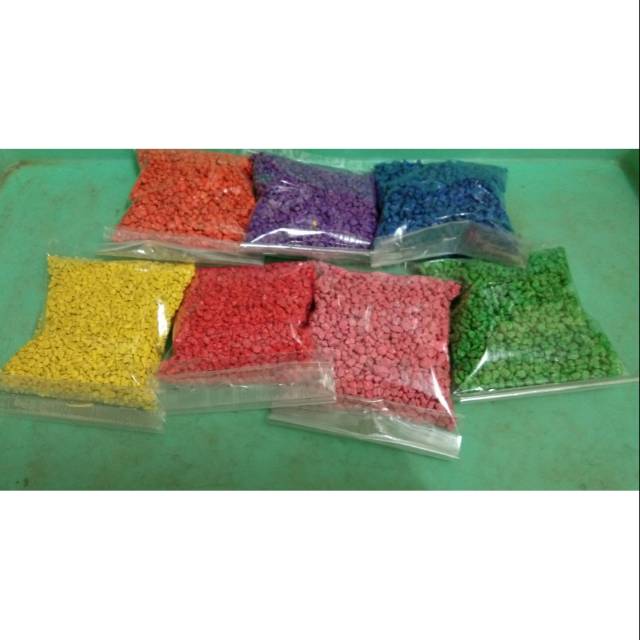 Batu warna kaktus sekulen 250gr