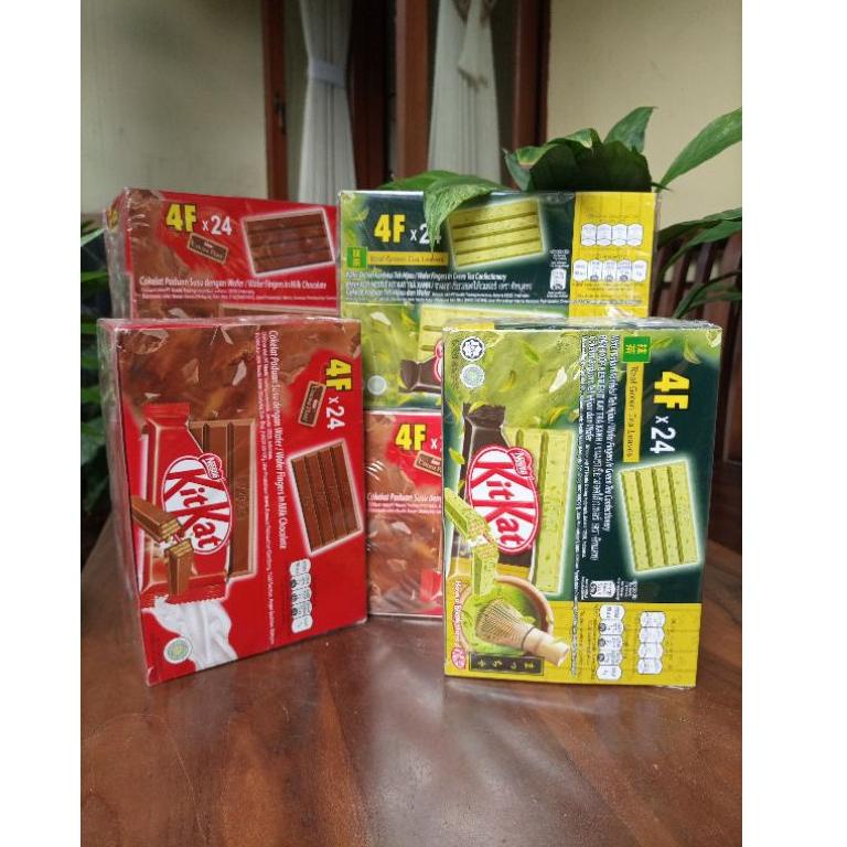 

[DISCOUNT 80W37] KitKat 4F 35 Gr / Kitkat Coklat / KitKat Green Tea / KitKat Greentea Ready Stock