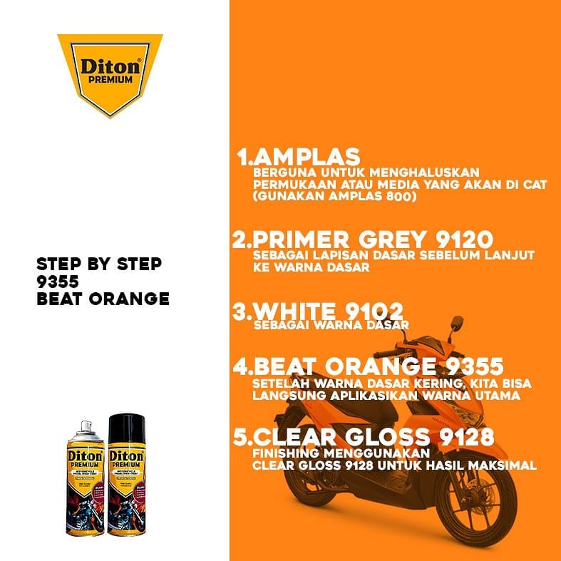 DITON PREMIUM Beat Orange H9355 400 ml