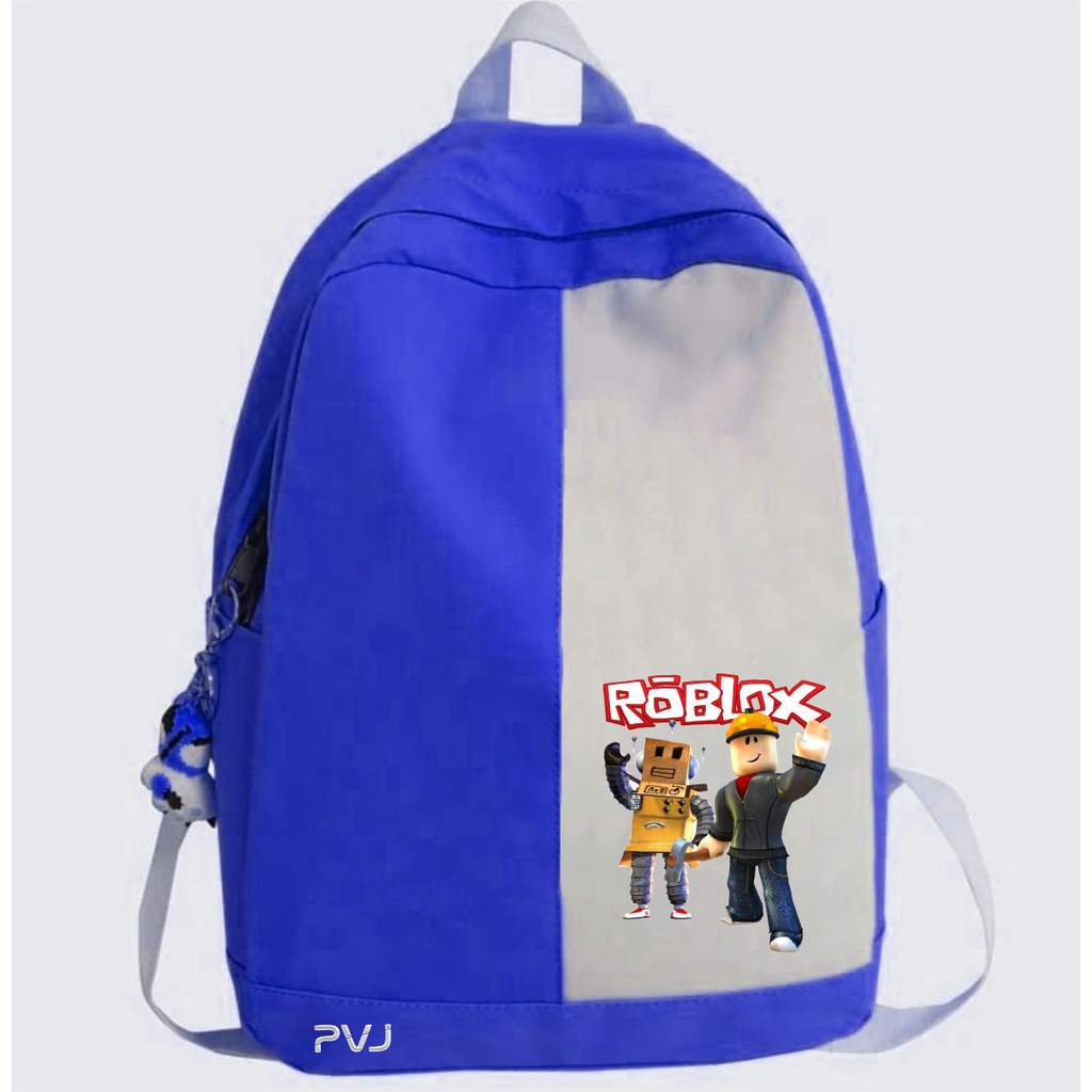 PVJ Tas Anak Sekolah SD Ransel Karakter game Roblox Laki Laki dan Perempuan