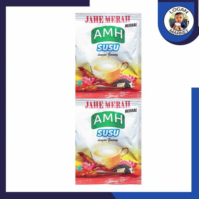 

AMH Amanah Instant Bubuk Jahe Merah 12 Pcs Jahe Susu 10 Pcs