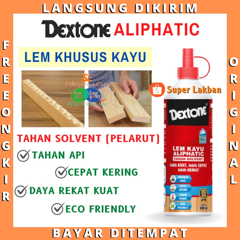 Lem Kayu Tahan Api Alifatik Dextone Aliphatic Super Kuat Setara Presto &amp; Lem Fox