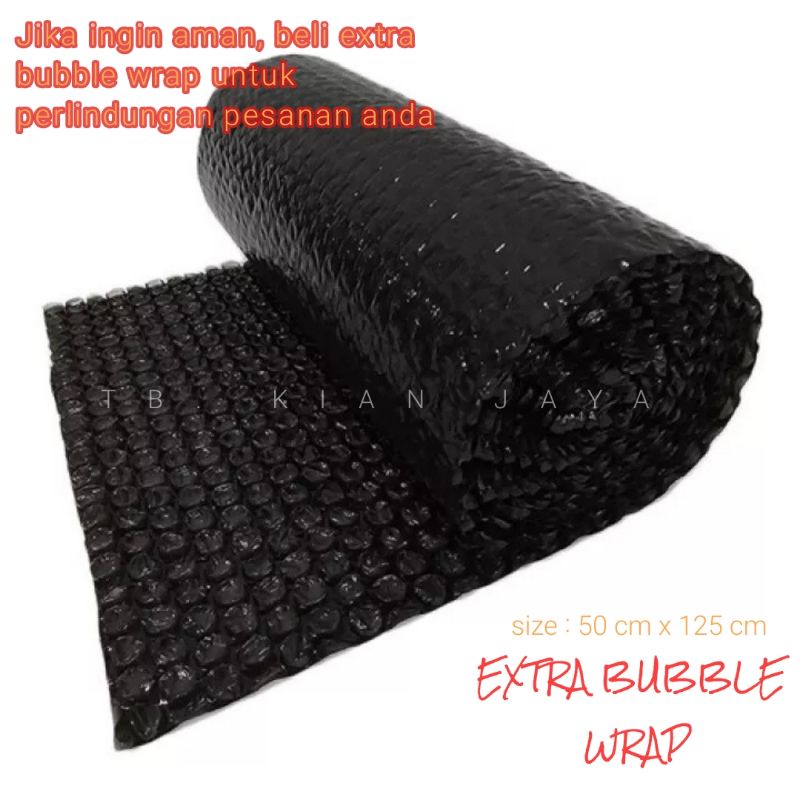 

Bubble wrap extra /harga per 50x125 cm