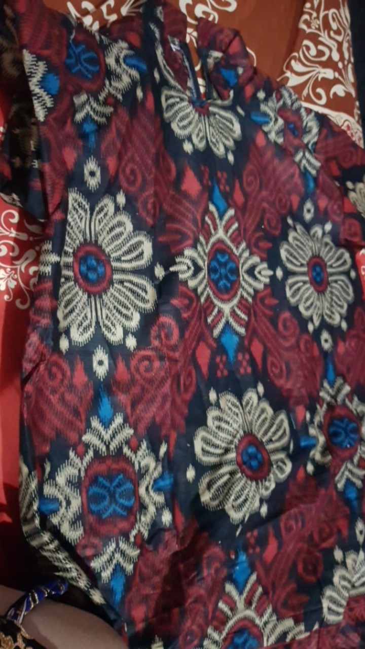 Murah Terlaris Serut Genes Jelita Tunic Navbor Yelbor Whitbor Creambor Tunik Batik