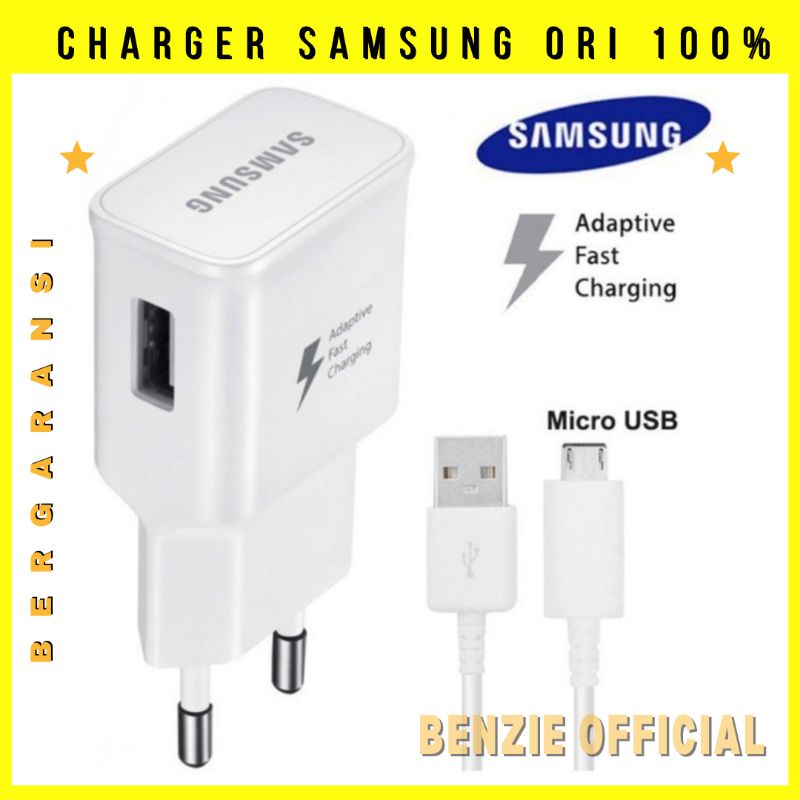 Carjer Hp Samsung Ori Fast charging micro usb A7 A8 A10 A10S A01 J4 J6 J7 Charger Original