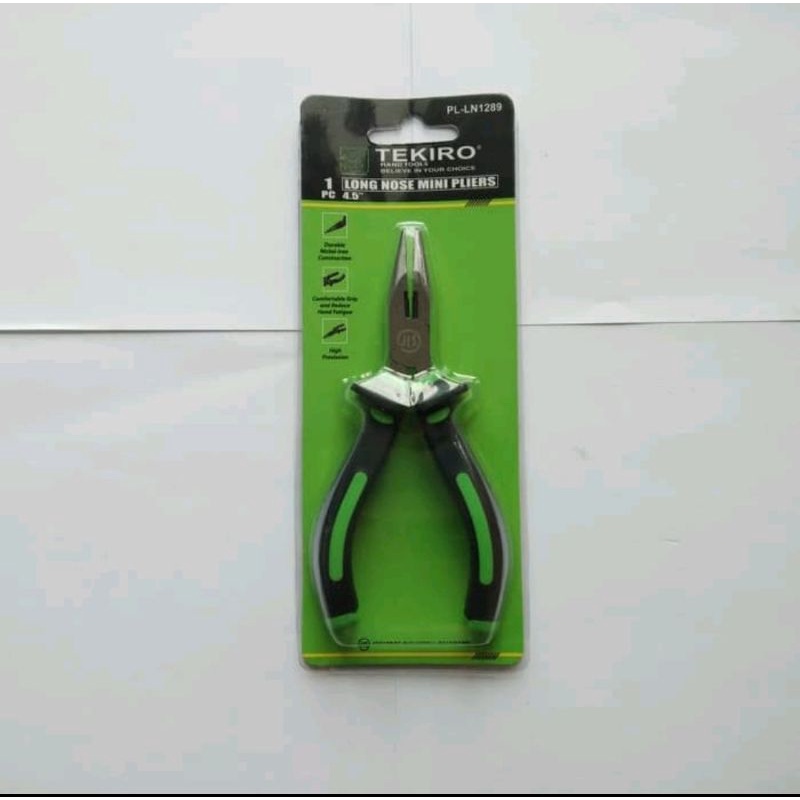 TEKIRO tang lancip MINI 4.5inch long nose mini pliers ORIGINAL