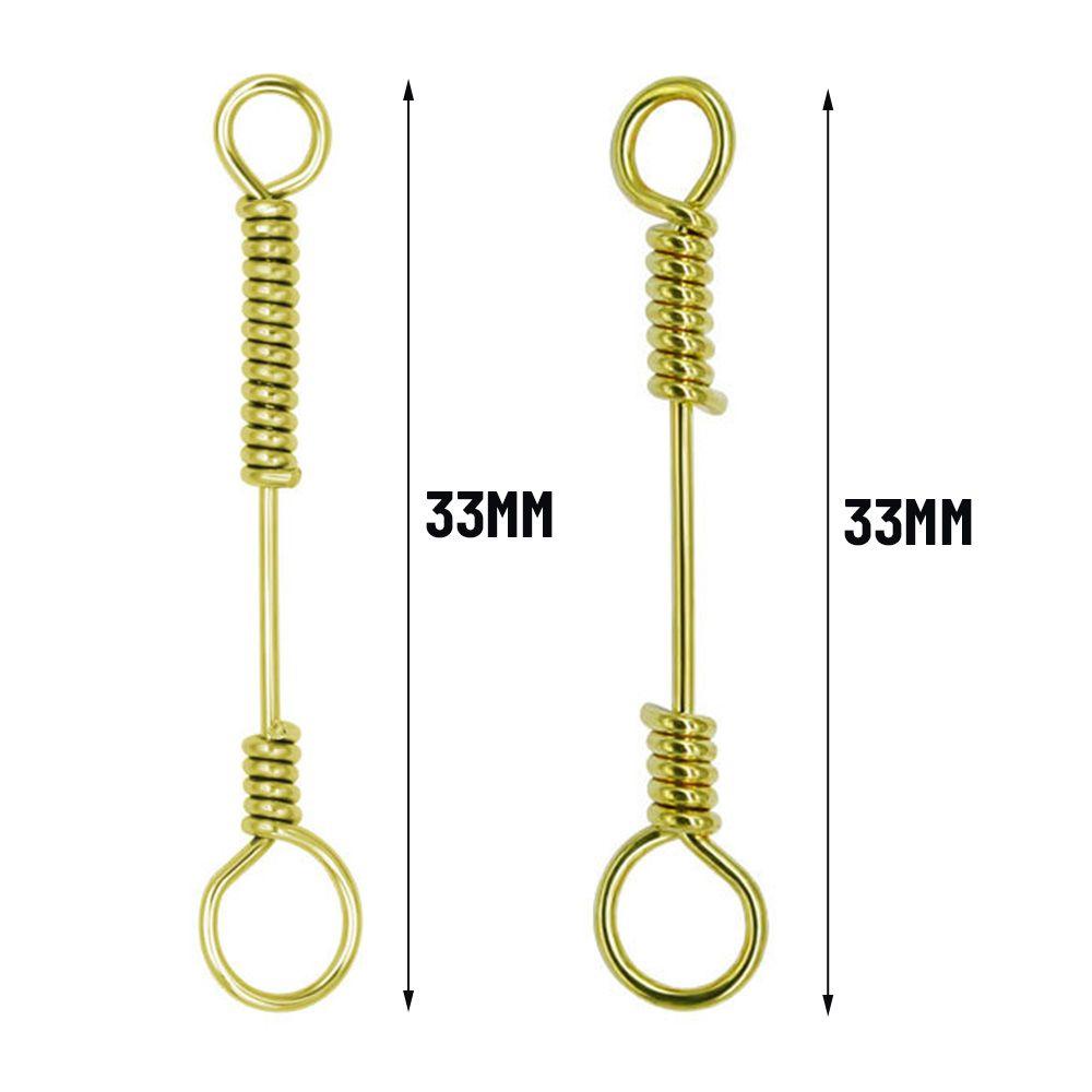 Preva 100pcs Explosion hook spring tray Kait Ledakan Kecil Sambung Umpan Pancing