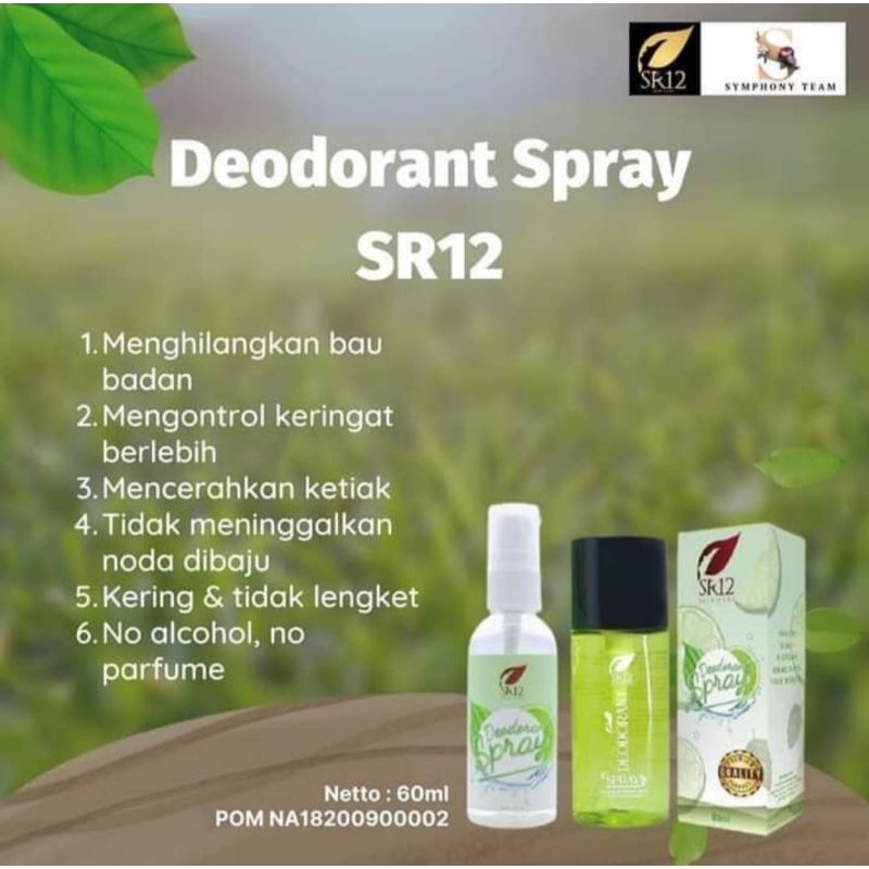 Deodorant Spary SR12