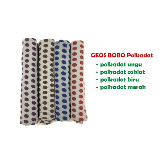 Gendongan Kaos POLKADOT Bobo | Geos Anak Bayi Motif Premium