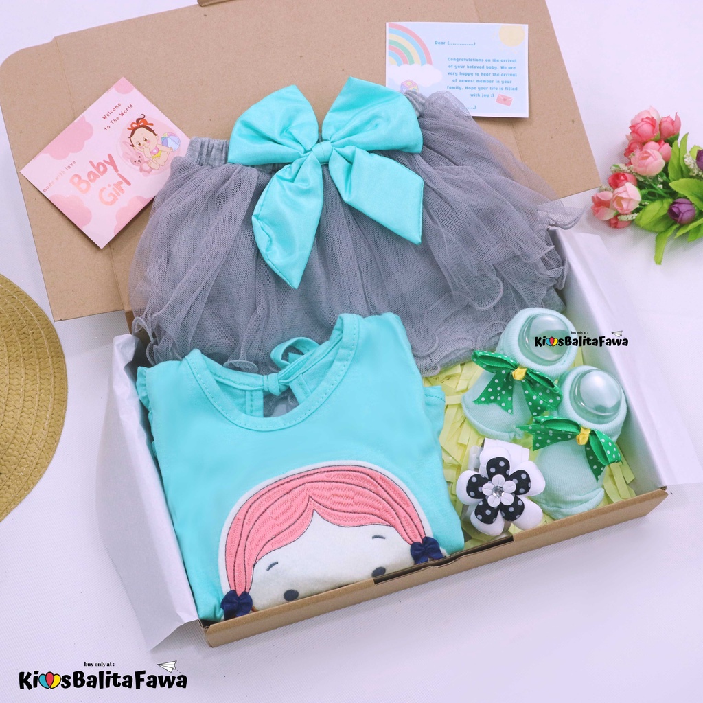 [SWEETIE] Hampers Set Baby Girl 3-18 Month / Kado Lahiran Bayi New Born Anak Perempuan Hadiah Dres